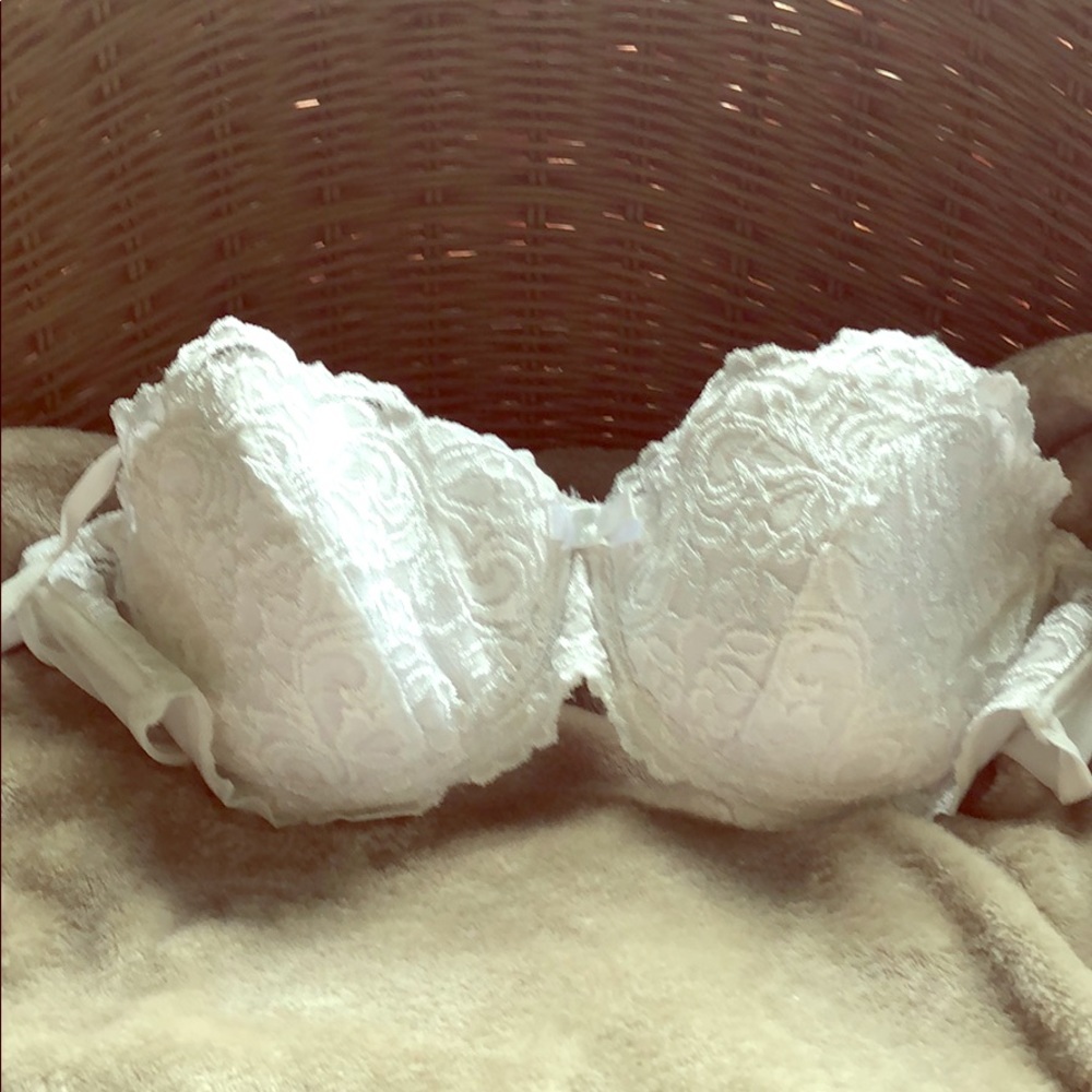 Smart & Sexy Bra White Sz 36C